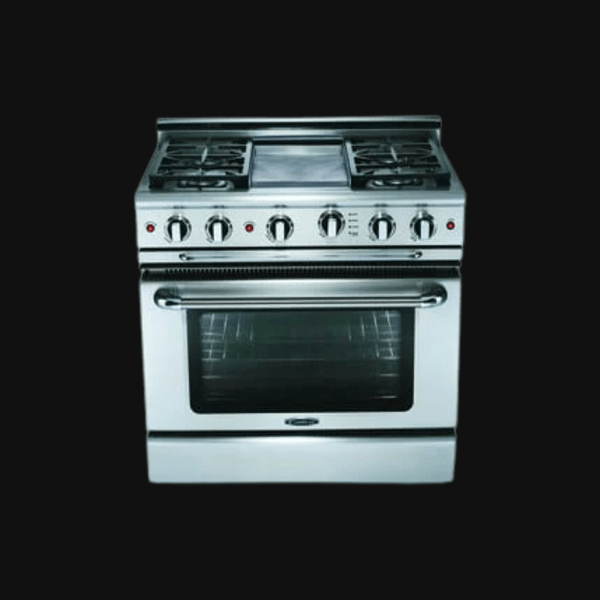36″ Capital 4 Burner with Teppanyaki Cooker AGSCR364T