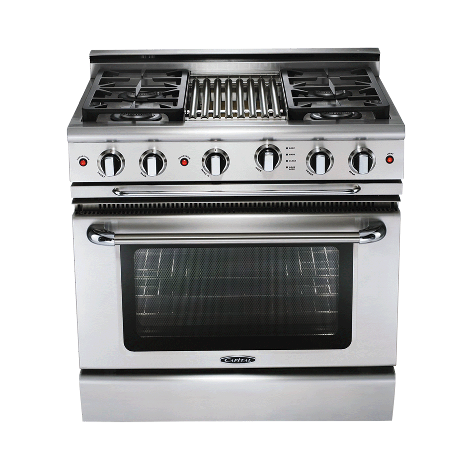 36” Upright Cooker Self Clean Range