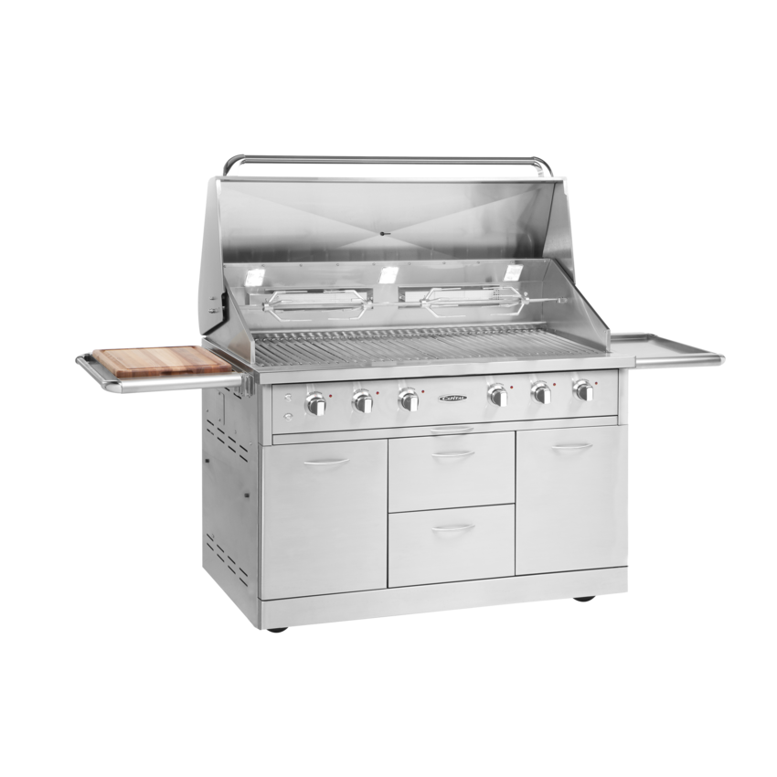 52″ Cart Model Open Grill BBQ
