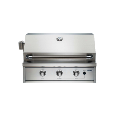 32″ Built In Open Grill BBQ with Solid Flat Plate <br> <br>(Commercial Install Units)