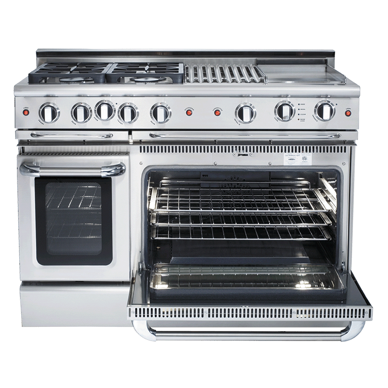 48” Upright Cooker Self Clean Range